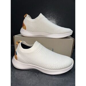 Vessi Everyday Move Slip-on Sneaker Mens Size 6 Waterproof Shoes White Oasis